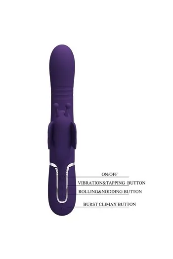 Vibro Rabbit Pretty Love - Piacere Intenso con 7 Vibrazioni e 7 Pulsazioni