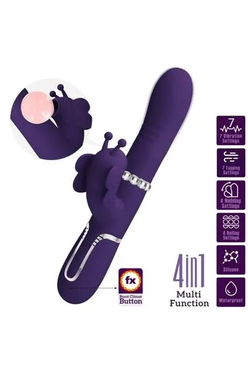 Pretty Love Rabbit Vibrator - 7 Vibrations & 7 Pulsations for Ultimate Pleasure