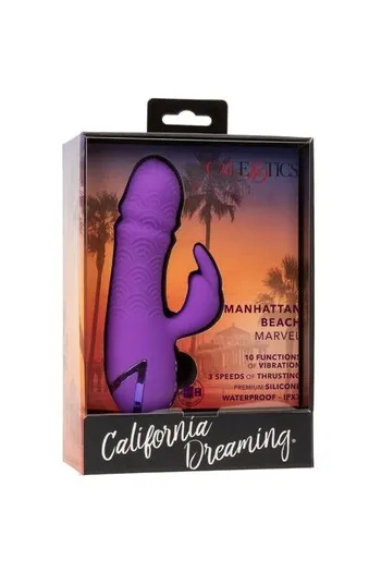 California Dreaming Manhattan Beach Marvel: Stimolatore Duale Vibrante e a Spinta