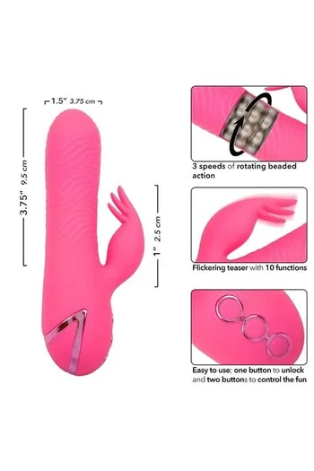 California Dreaming Sacramento Sweetie - Stimolatore Duale Vibrante e Rotante