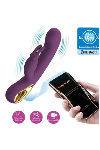Dual Motor Rabbit Massager - 12 Vibrations & App Control