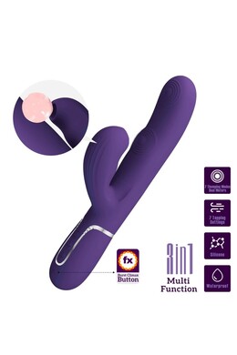 Multifunction Rabbit Vibrator - 7 Vibration & Thrusting Modes | Pretty Love