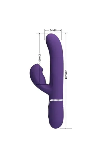 Multifunction Rabbit Vibrator - 7 Vibration & Thrusting Modes | Pretty Love