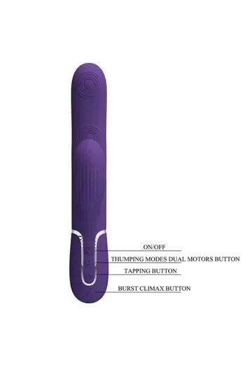Multifunction Rabbit Vibrator - 7 Vibration & Thrusting Modes | Pretty Love