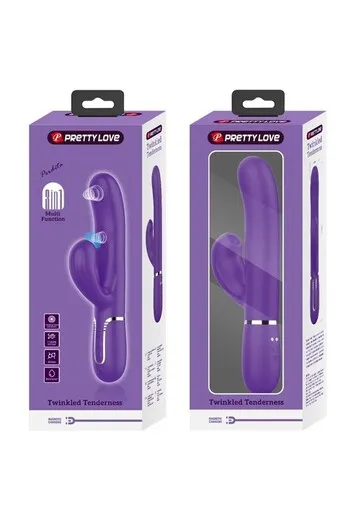 Multifunction Rabbit Vibrator - 7 Vibration & Thrusting Modes | Pretty Love