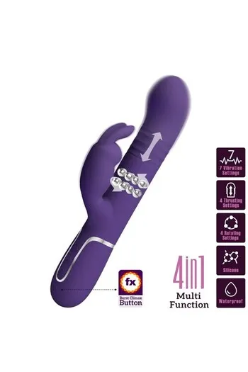 Pretty Love Rabbit Vibrator - Dual Motor Massager with 7 Vibration Intensities
