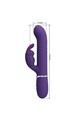 Pretty Love Rabbit Vibrator - Dual Motor Massager with 7 Vibration Intensities