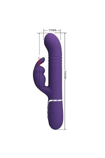 Pretty Love Rabbit Vibrator - Dual Motor Massager with 7 Vibration Intensities