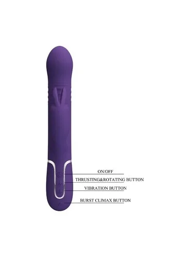 Pretty Love Rabbit Vibrator - Dual Motor Massager with 7 Vibration Intensities