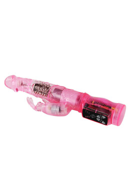 High-Tech Gelatin Vibrator with 20 Modes & Rotating Beads - Ultimate Pleasure