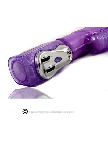 Dual Stimulation Vibrator with Rotation & Oscillation - Soft Gelatin Design