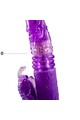 Dual Stimulation Vibrator with Rotation & Oscillation - Soft Gelatin Design
