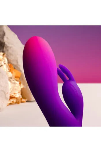 Glo-Girl Rabbit Rocks-Off: Double Motor Rabbit Vibrator for Dual Pleasure