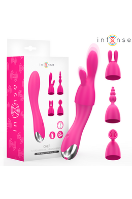 Cher by Intense: Interchangeable Head Vibrator for Customized Pleasure