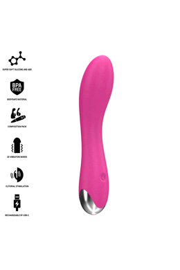 Cher by Intense: Interchangeable Head Vibrator for Customized Pleasure