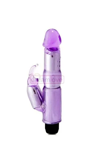 Gelatin Vibrator with Clitoral Stimulator | Intense Sensations