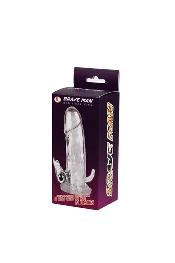 Penis Extension Sleeve with Vibrator: Triple Pleasure for Couples