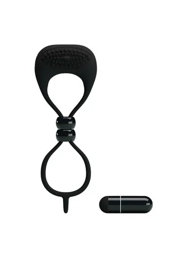 Anello Doppio con Vibrazione per Prolungare le Relazioni Sessuali | Pretty Love