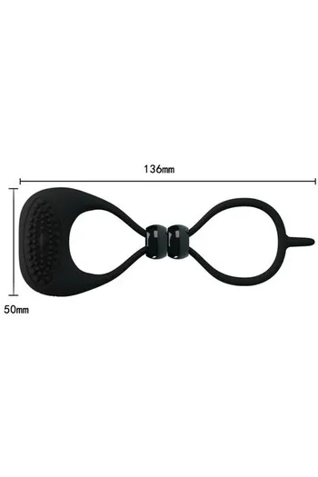 Double Ring with Vibration to Prolong Sexual Relations | Pretty Love