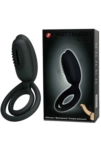 Pretty Love Esther Vibrating Stimulation Ring - Enhance Erection and Stimulate Clitoris