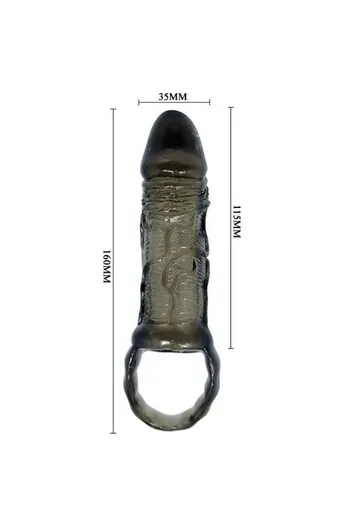 Penis Extender Sleeve with Testicle Strap
