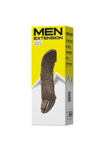 Penis Extender Sleeve with Testicle Strap