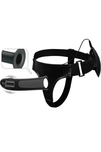 Vito Vibrating Strap-on with Hollow Dildo - Ultimate Couples' Pleasure