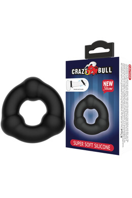 Crazy Bull Silicone Ring with Nodules - Enhance Male Pleasure & Control