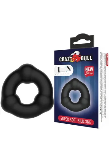 Anello di Silicone Crazy Bull con Noduli - Potenzia il Piacere Maschile