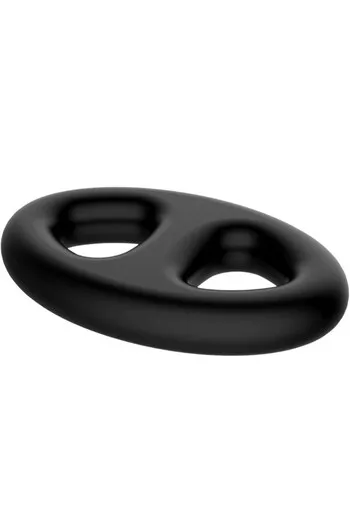 Crazy Bull Oval Silicone Double Ring | Enhance Male Intimacy
