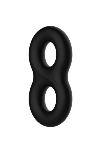 Crazy Bull Double Ring Silicone Infinity - Enhance Male Intimacy