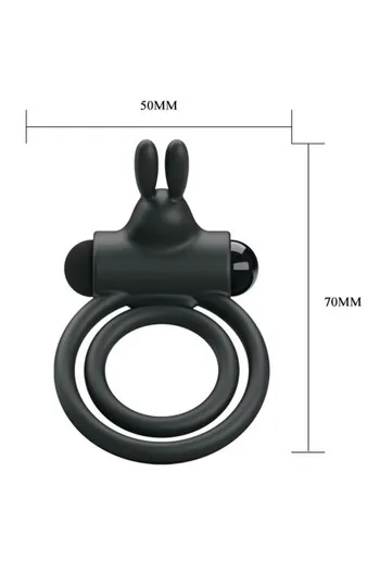 Double Vibrating Ring for Couples - Enhance Male Performance & Female Pleasure