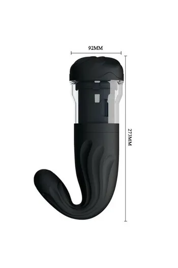 Rotating Male Masturbator with Vibrations - Intense Customizable Experience