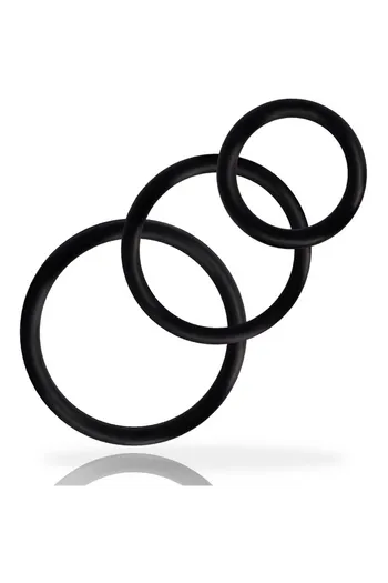 Addicted Toys: Male Enhancement Rings - Complete 3-Ring Kit