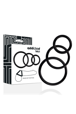 Addicted Toys: Male Enhancement Rings - Complete 3-Ring Kit