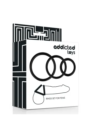 Addicted Toys: Male Enhancement Rings - Complete 3-Ring Kit