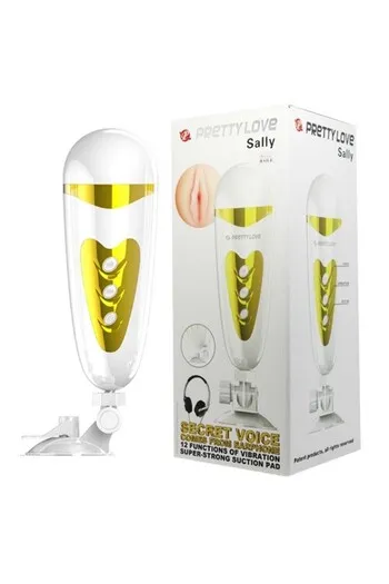 Sally Realistic Male Masturbator - Pretty Love | Vibrations & Sound