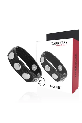 Adjustable Leather Ring for Longer Erections and Enhanced Stamina | Darkness