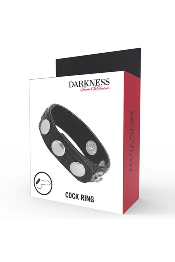 Adjustable Leather Ring for Longer Erections and Enhanced Stamina | Darkness