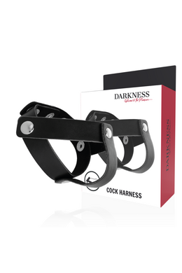 Darkness Leather Ring for Penis and Testicles - Adjustable and Customizable