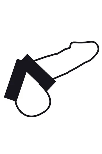 Double Penis Ring in Nickel-Free Metal - Delay Ejaculation | Darkness