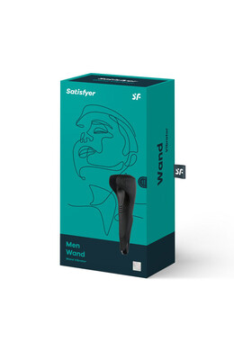 Satisfyer Men Wand: Male Vibrator with Flexible Wings & 35 Vibration Programs