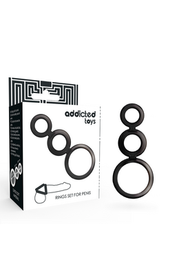 Penis Pleasure Rings - 3 Size Set | Enhance Intimacy & Control