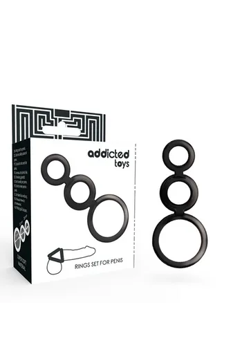 Penis Pleasure Rings - 3 Size Set | Enhance Intimacy & Control