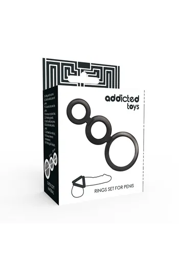 Penis Pleasure Rings - 3 Size Set | Enhance Intimacy & Control
