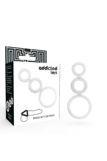 Penis Pleasure Rings - 3-Piece Set | Enhance Sexual Pleasure & Performance