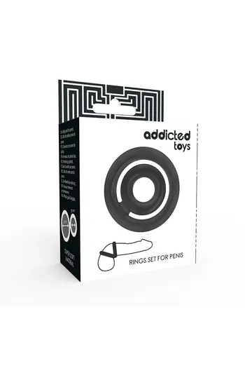 Anelli Penieni Addicted Toys - Piacere Intenso e Controllo Maschile