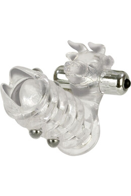 Penis Sleeve with Clitoral Stimulator - Enhance Sexual Pleasure for Both