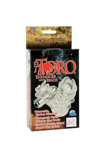 Penis Sleeve with Clitoral Stimulator - Enhance Sexual Pleasure for Both