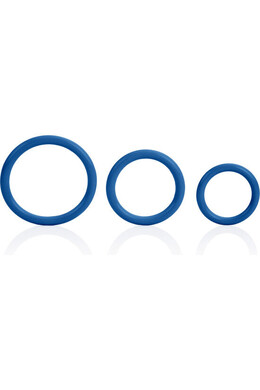 Set of 3 Silicone Penis Rings - Firmer Erections & Intense Orgasms